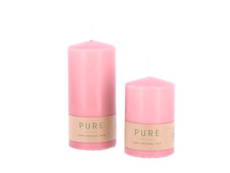 Stumpen Pure H90 D60 rosa Safe Candle ca. 33Std Brenndauer
!! Aktionsartikel- Kein Umtausch / Rückgabe möglich !! 