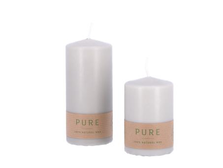 Stumpen Pure H90 D60 hellgrau Safe Candle ca. 33Std Brenndauer
!! Aktionsartikel- Kein Umtausch / Rückgabe möglich !! 