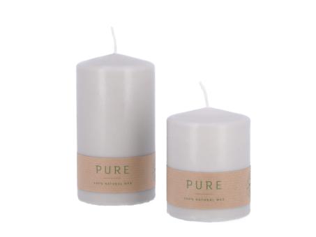 Stumpen Pure H90 D70 hellgrau Safe Candle ca. 46Std Brenndauer
!! Aktionsartikel- Kein Umtausch / Rückgabe möglich !! 