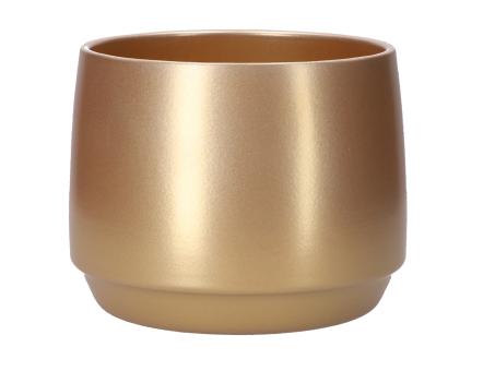 Kübel 670 D16,5cm gold D16,5 H13cm
