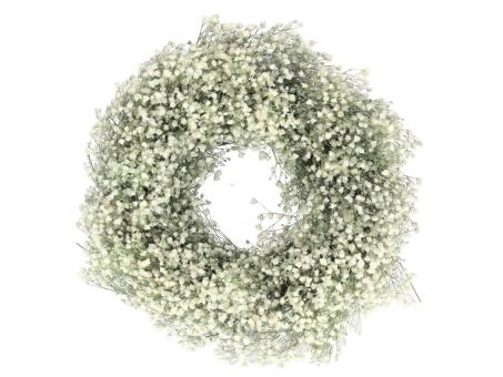 Kranz Gypsophila D25cm naturweiss D25cm