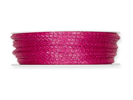 Band Strickschlauch m Draht 4mm 25mr   4mm 25mr