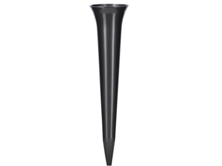 Grabvase Nelke H34cm anthrazit   H34 D6cm