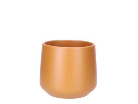 Kübel 860 D16cm caramel matt D16 H14,5cm