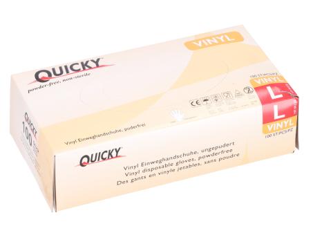 Einmalhandschuhe Vinyl puderfrei100St Größe L 8-9 Größe L 8-9