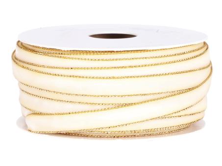 Band Samt Goldkante 9mm 20mr 