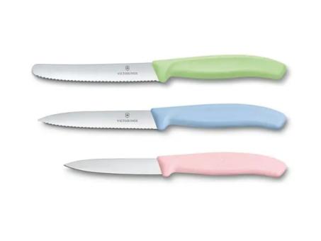 Gemüsemesser Victorinox Swiss Classic Set3 gerader & Wellenschliff  Klinge 8 - 11cm