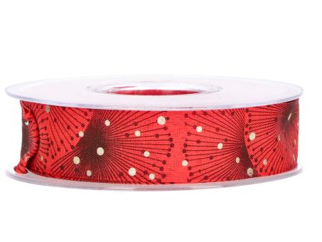 Band Baumwolloptik Ornament 25mm 20mr  
