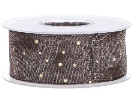 Band Baumwolloptik Ornament 40mm 20mr  40mm 20mr