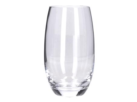 Vase Glas oval D8 H14cm FC  D8 H14cm