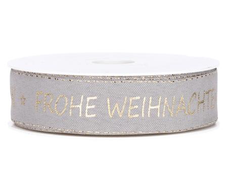 Band Frohe Weihnachten 25mm 18mr 25mm 18mr