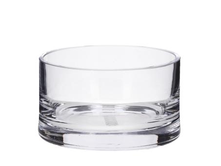 Zylinder Schale Glas D11 H6,5cm  Cold Cut 