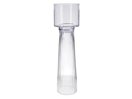 Vase Windlicht Glas Cold Cut D23 H83cm XL 
Bodenständer D23 H83cm