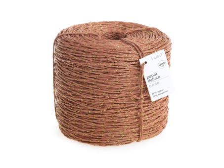 Papierkordel m Goldfaden 1mm 400m 1mm 400m