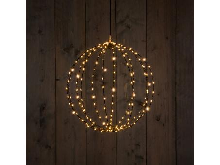 Lichtkugel 3D 192LED warmweiß Funkeleffekt inkl. Timer outdoor 