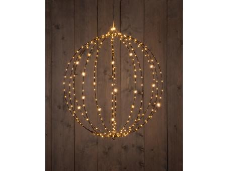Lichtkugel 3D 288LED warmweiß Funkeleffekt inkl. Timer outdoor D60cm (+500cm)
