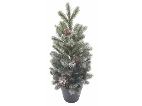 Tannenbaum im Topf gefrostet H36cm 