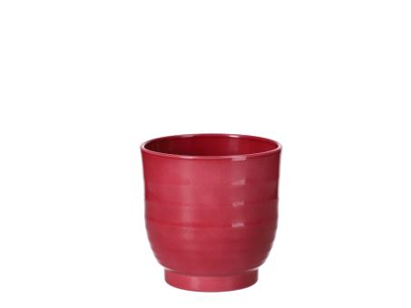 Kübel 685 Rille D11cm rot lasur 