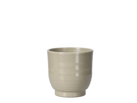 Kübel 685 Rille D11cm grün khaki stein lasur 