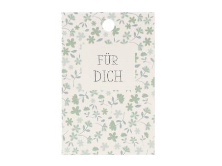 Anhänger Papier "FÜR DICH" 16 St/Bt. H85 B55mm H85 B55mm