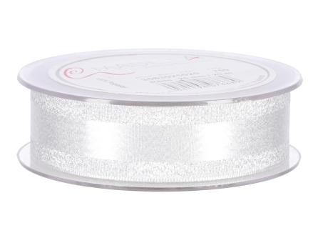 Band festlich m Webkante 25mm 20mr 100% Polyester 25mm 20mr