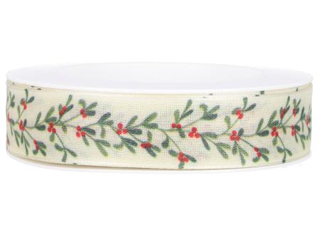 Band Mistelgirlande m formst. Kante 25mm 18mr 25mm 18mr