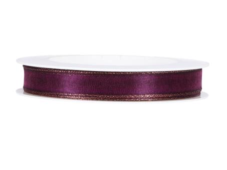 Band Xmas Organza Goldkante 15mm 20mr 