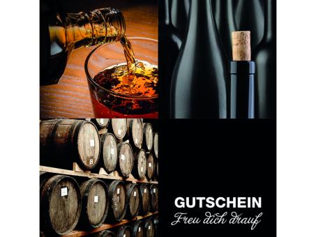 Gutschein any time quadratisch 12St m Kuvert u Kontroll-Streifen B120 H120mm