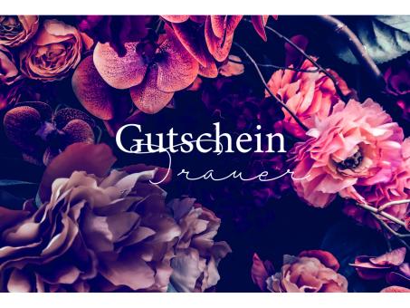 Gutschein easy rechteckig m Kraft-Umschlag ohne Laminierung Trauer B170 H115mm