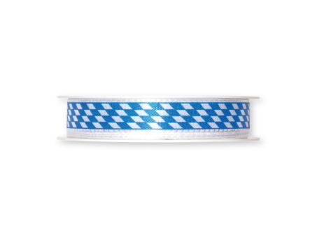 Rautenband blau/weiss 15mm 25mr Bayern 
