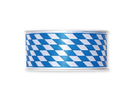 Rautenband blau/weiss 40mm 25mr Bayern 40mm 25mr