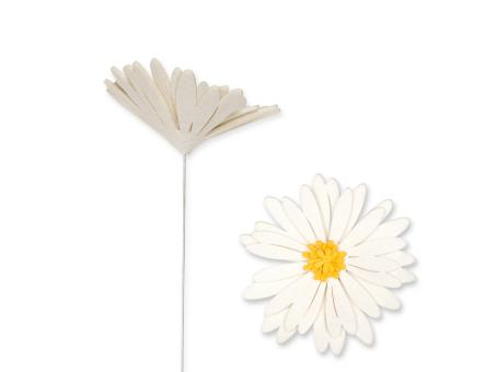 Stecker Filz Blume a Draht 4 St/Pack D17,5 Draht 40cm