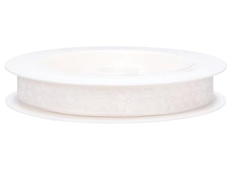 Band Organza Blüten Webkante 15mm 18mr 15mm 18mr