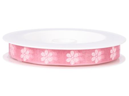 Band Organza Blüten Webkante 15mm 18mr 15mm 18mr