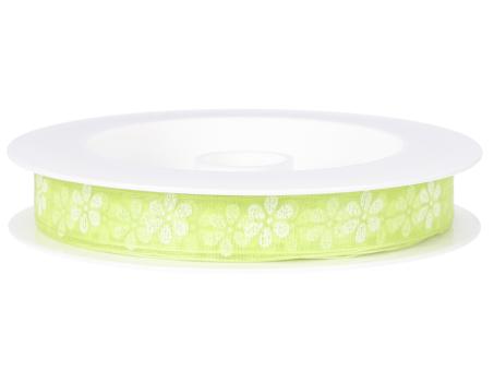 Band Organza Blüten Webkante 15mm 18mr 15mm 18mr