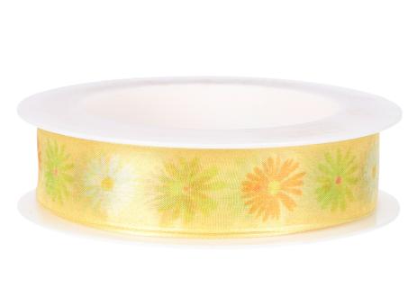 Band Organza Blüten m formst. Kante 25mm 18mr 25mm 18mr