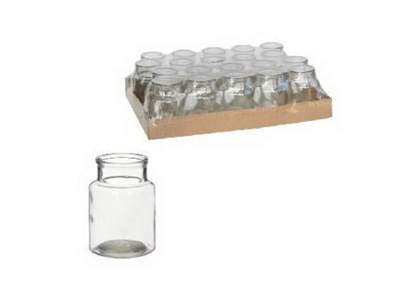 Vasenflasche Glas D7 H10cm D7 H10cm
