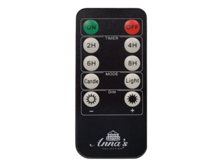 Fernbedienung für Stumpenkerze LED (Artikel 610970) incl Batterie CR2025 H8 B4cm