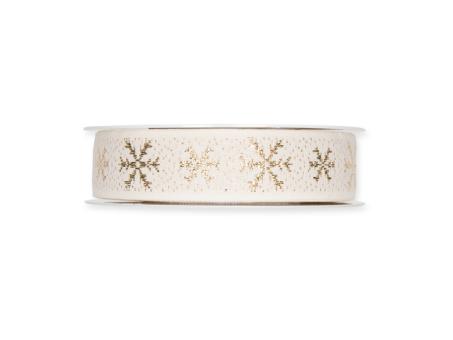 Band Lurex Schneekristall 25mm 15mr 100% Polyester 25mm 15mr