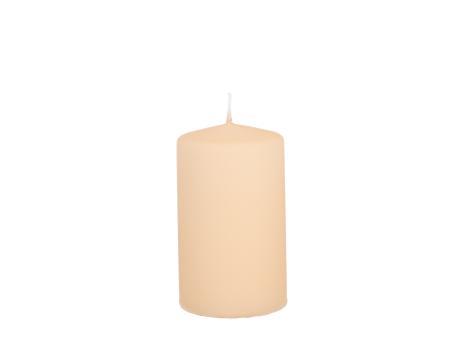 Stumpen Samt H100 D60 cremebeige Safe Candle ca. 36Std Brenndauer D6 H10cm