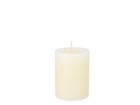 Kerze Chalet H80 D60 champagner Safe Candle Cello D6 H8cm