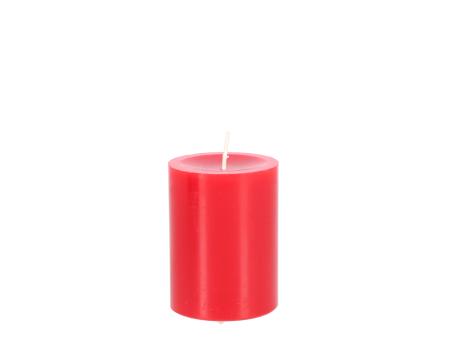 Kerze Chalet H80 D60 karminrot Safe Candle Cello D6 H8cm