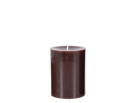 Kerze Chalet H80 D60 siena Safe Candle Cello D6 H8cm