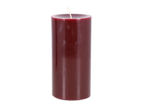Kerze Chalet H140 D70 altrot ca. 75Std Brenndauer Safe Candle Cello D7 H14cm