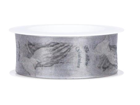 Band "In stillem Gedenken" 40mm 15mr stabile Kante 40mm 15mr