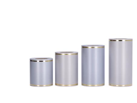 Kranzband Super-Satin m Goldrand 75mm 25mr thermotrans. 