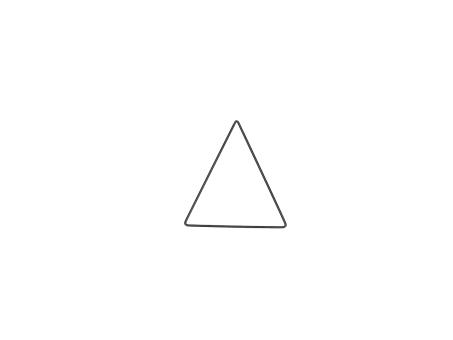 Dreieck Metall Rundeisen   