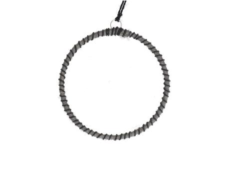 Loop/Ring Jute-Perlen z Hängen  