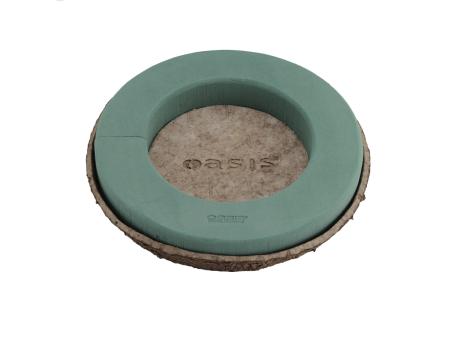 OASIS® BIOLIT® Pflanz/Steckring 37X5,5cm (Urnenhalter)  mit Recycling-Kartonunterlage D(22,5)37 H5,5cm