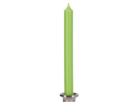 Stabkerze durchgefärbt H240 D21mm grün ca. 8Std Brenndauer  H240 D21mm